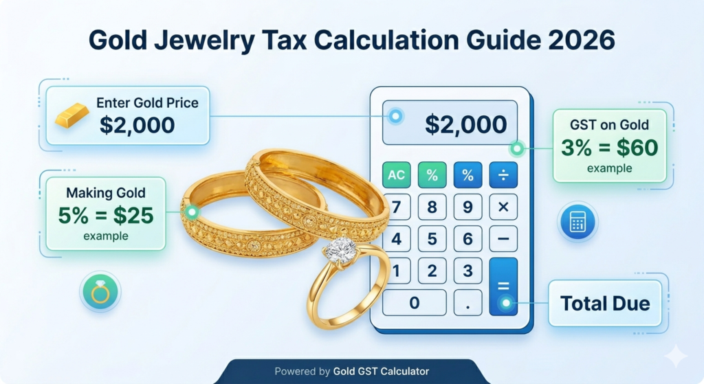 Gold GST Calculator Jewelry Tax Breakdown 2026